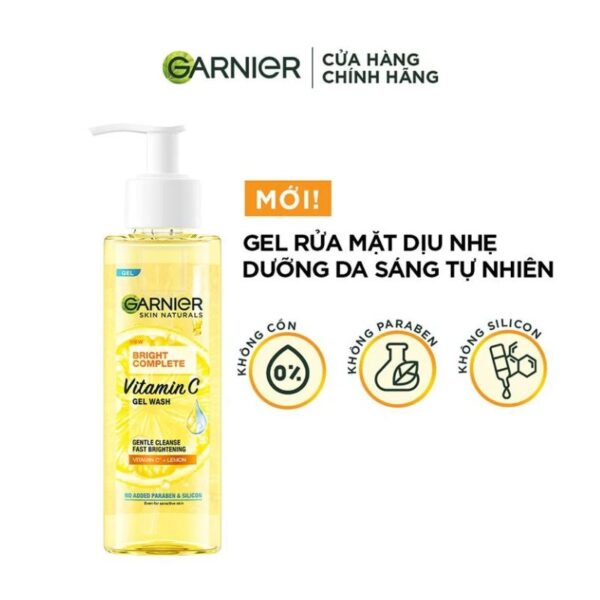 Gel rửa mặt Garnier Vitamin C