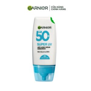 Kem chống nắng phổ rộng Garnier Super UV Invisible Serum Sunscreen SPF50+ PA++++