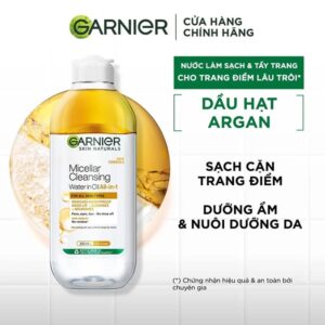 Nước tẩy trang Garnier Micellar Water Oil-Infused