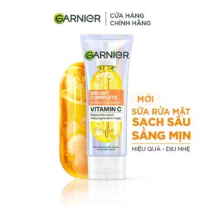 Sữa Rửa Mặt Sạch Sâu Sáng Mịn Garnier Bright Complete Serum Cleanser
